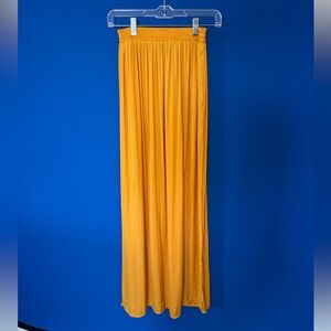 Forever 21 Mustard A-Line Maxi Skirt